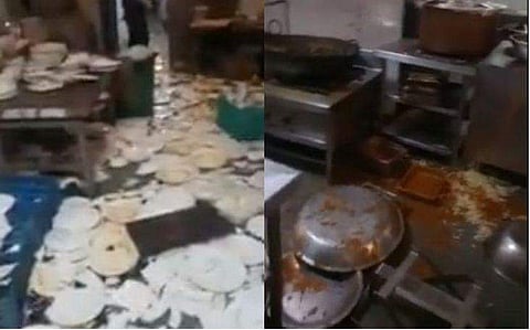 ഭക്ഷണം മോശമെന്ന് പരാതി; അതിഥികളും ഹോട്ടല്‍ ജീവനക്കാരും തമ്മില്‍ അടിപിടി; ഗുസ്തി മത്സരം പോലെ ഒരു വിവാഹവേദി (വിഡിയോ)