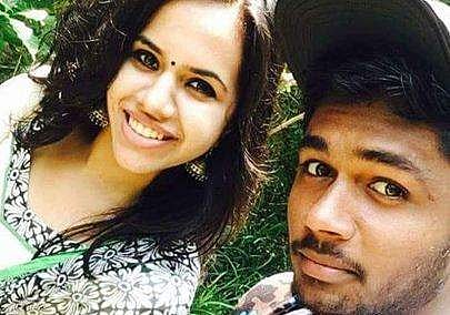 'നീയെന്റെ ഭാഗ്യമാണ് ചാരൂ'... പ്രണയദിനാശംസകളുമായി സഞ്ജു സാംസണ്‍