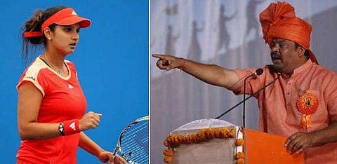 സാനിയ മിർസ പാക്കിസ്ഥാന്റെ മരുമകൾ; തെലങ്കാനയുടെ ബ്രാൻഡ് അംബാസഡർ സ്ഥാനത്ത് നിന്ന് മാറ്റണം- ബിജെപി എംഎൽഎ