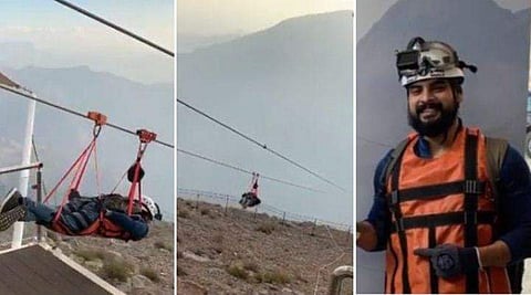 മൂന്ന് കിലോമീറ്റര്‍ ദൂരം പറന്ന് ടൊവിനോയുടെ സാഹസിക യാത്ര; വീഡിയോ വൈറല്‍ 