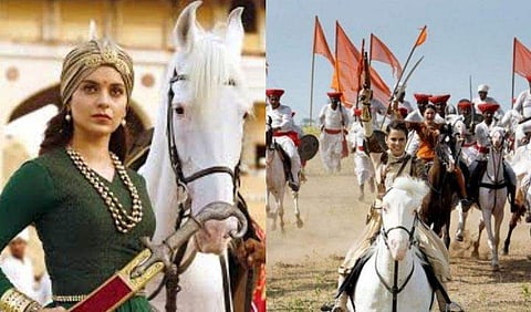 സഹതാരങ്ങള്‍ക്കൊക്കെ ഒറിജിനല്‍, കങ്കണയ്ക്ക് മാത്രം ഡമ്മി കുതിര; വിഡിയോ പുറത്തുവന്നതിന് പിന്നാലെ പരിഹാസവും 