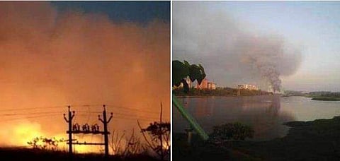 ബ്രഹ്മപുരത്തേക്ക് വണ്ടികളെത്തിയാൽ തടയും,  മാലിന്യം ഇനി വേണ്ടെന്ന് പഞ്ചായത്ത്; കൊച്ചി ന​ഗരത്തിൽ മാലിന്യ നീക്കം തടസ്സപ്പെട്ടു