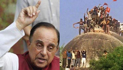 'അയോധ്യയില്‍ പ്രാര്‍ത്ഥിക്കുകയെന്നത് മൗലിക അവകാശം', വേഗത്തില്‍ തീര്‍പ്പാക്കണമെന്ന് സുബ്രഹ്മണ്യന്‍ സ്വാമി ; നാളെ രാവിലെ എത്തൂവെന്ന് ചീഫ് ജസ്റ്റിസ്