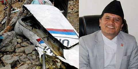 ഹെലികോപ്ടര്‍ തകര്‍ന്നു വീണു; നേപ്പാള്‍ വ്യോമയാനമന്ത്രിയടക്കം ഏഴുപേര്‍ കൊല്ലപ്പെട്ടു