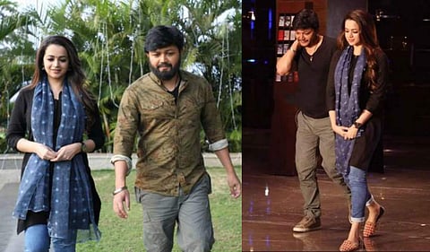 99ൽ തകർത്ത് ഭാവനയും ​ഗണേഷും; വൈറലായി ലൊക്കേഷൻ ചിത്രങ്ങൾ 