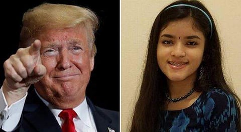ട്രംപിന്റെ നയ പ്രഖ്യാപനം; പാർലമെന്റിൽ അതിഥിയായി ഈ മലയാളി പെൺകുട്ടിയും