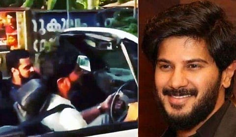 തുറന്ന കാറില്‍ ദുല്‍ഖറിന്റെ കുമരകം യാത്ര; പിന്നാലെ കൂടി ആരാധകരും (വിഡിയോ)