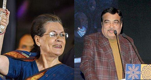 ഗഡ്കരിയെ അഭിനന്ദിച്ച് സോണിയ, ഏറ്റെടുത്ത് മറ്റുനേതാക്കള്‍; രാഷ്ട്രീയ വൃത്തങ്ങളില്‍ ചര്‍ച്ച 