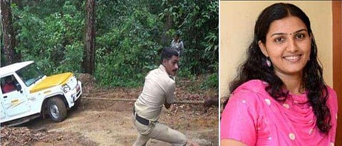 ആദിവാസി ഊരില്‍ വോട്ടിങ് യന്ത്രം പരിചയപ്പെടുത്താന്‍ പോയ സബ് കളക്ടര്‍ കാട്ടില്‍ കുടുങ്ങി ; വാഹനത്തിന് സമീപം കാട്ടാനയും, പരിഭ്രാന്തി