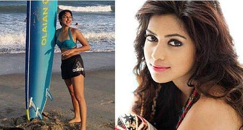 അമല ഇപ്പോള്‍ തിരമാലകളുമായി പോരാടുകയാണ്; വൈറലായി ചിത്രം 