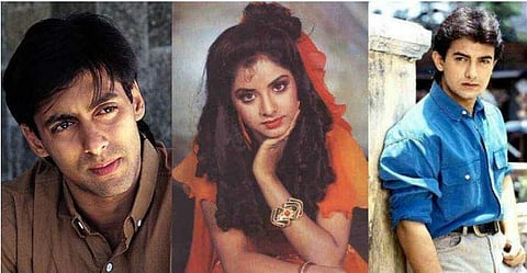 ആമിറിന്റെ പെരുമാറ്റത്തില്‍ ദിവ്യ ഭാരതി കരഞ്ഞു: ഒടുവില്‍ രക്ഷക്കെയ്ത്തിയത് സല്‍മാന്‍ ഖാന്‍ 