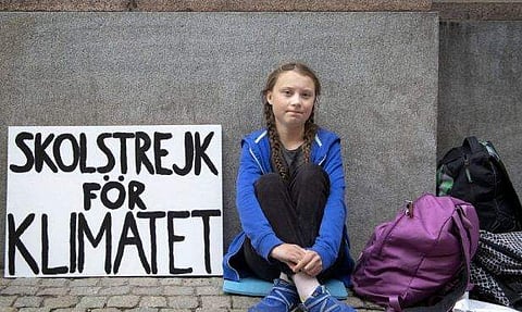 ക്ലാസ് കട്ട് ചെയ്ത് കാലാവസ്ഥാ സംരക്ഷണത്തിനിറങ്ങി; 16 കാരിക്ക് നൊബേല്‍ സമ്മാനത്തിന് ശുപാര്‍ശ