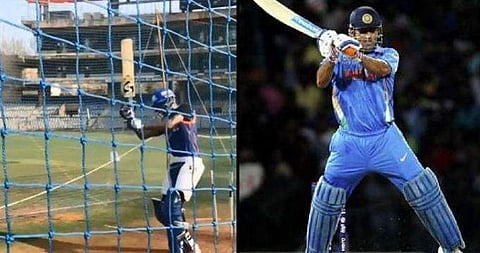 ആദ്യം യുവി, ഇപ്പോള്‍ ഹര്‍ദിക്കും; ധോനിയുടെ ഹെലികോപ്റ്റര്‍ ഷോട്ടിനെ വെല്ലുമോ രണ്ടും?