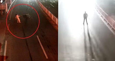 ഭാര്യയുടെ സ്‌നേഹം പരീക്ഷിക്കാന്‍ പാതിരാത്രി നടുറോഡില്‍ കയറി നിന്നു; 'രണ്‍ബീര്‍' എല്ലൊടിഞ്ഞ് ആശുപത്രിയില്‍ (വിഡിയോ)