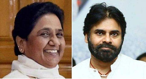 'പ്രധാനമന്ത്രി മായാവതിയാകട്ടെ', 'പവന്‍ കല്യാണ്‍ മുഖ്യമന്ത്രിയാകട്ടെ', പരസ്പരം ആശംസകള്‍ നേര്‍ന്ന് നേതാക്കള്‍ ; ജനസേനയുമായി കൈകോര്‍ത്ത് ബിഎസ്പി