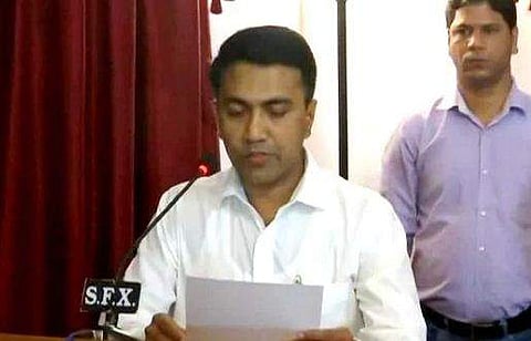 അര്‍ധരാത്രി സത്യപ്രതിജ്ഞ;  പ്രമോദ് സാവന്ത് ഗോവ മുഖ്യമന്ത്രി