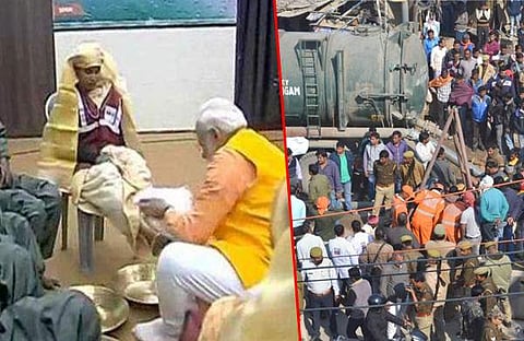 കാലുകഴുകലിന്റെ ഒരാഴ്ച തികയും മുമ്പേ മോദിയുടെ മണ്ഡലത്തില്‍ രണ്ട് ശുചീകരണ തൊഴിലാളികള്‍ക്ക് ദാരുണാന്ത്യം