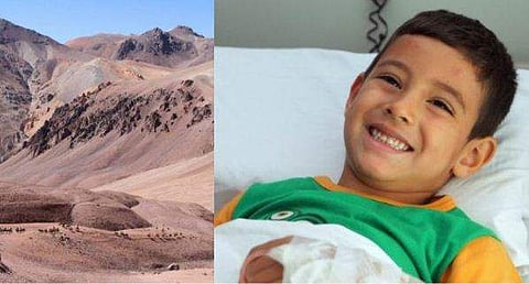 പുല്ല് തിന്ന് ജീവന്‍ നിലനിര്‍ത്തി, ഉറങ്ങിയത് പാറക്കല്ലിന്റെ ചെരിവില്‍; മരുഭൂമിയില്‍ കുടുങ്ങിപ്പോയ അഞ്ച് വയസുകാരന്‍ അത്ഭുതകരമായി രക്ഷപെട്ടു