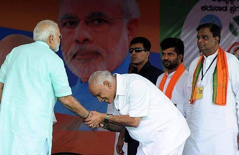 യെദ്യൂരപ്പ മുഖ്യമന്ത്രിയാകാന്‍ 1800 കോടി കോഴ നല്‍കി; ഡയറി പുറത്ത് , ബിജെപി കുരുക്കില്‍, വിവാദം