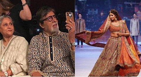 സോനം കപൂറിനും കരണ്‍ ജോഹറിനുമൊപ്പം ശ്വേതയുടെ റാംപ് വാക്ക്; മുന്‍നിരയില്‍ കയ്യടികളുമായി ജയയും ബിഗ് ബിയും (വിഡിയോ)