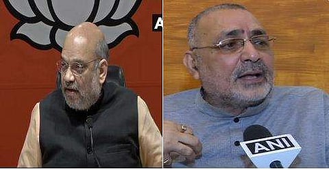 ഗിരിരാജ് സിങ് ബെഗുസരായില്‍ നിന്നുതന്നെ മത്സരിക്കും ; പ്രശ്‌നങ്ങള്‍ പരിഹരിക്കുമെന്ന് അമിത് ഷാ 