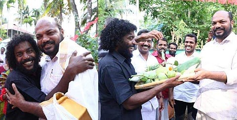 ''ആദ്യം ഞാന്‍ കമ്യൂണിസ്റ്റ്കാരനായി, പിന്നെ സിനിമാ നടനായി'': പാട്ടുപാടി രാജീവിന് വോട്ടഭ്യര്‍ത്ഥിച്ച് ബാലന്‍ ചേട്ടന്‍, വീഡിയോ