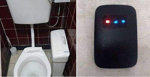 അധ്യാപികമാരുടെ മൂത്രപ്പുരയിൽ ഒളിക്യാമറ വെച്ച് ദൃശ്യങ്ങൾ പകർത്തി ?; മോഡം കണ്ടെത്തിയത് ചൂലിനടിയിൽ ; ആശങ്ക