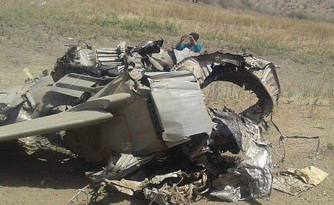 വ്യോമസേനയുടെ മിഗ്-27 വിമാനം തകര്‍ന്ന് വീണു; പൈലറ്റ് സാഹസികമായി രക്ഷപെട്ടു