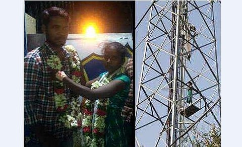 ഒമ്പത് വർഷത്തെ പ്രണയം അവസാനിപ്പിച്ച് കാമുകൻ; മൊബൈല്‍ ടവറിന് മുകളില്‍ കയറി ആത്മഹത്യയ്ക്കൊരുങ്ങി യുവതി, ഒടുവിൽ മാം​ഗല്യം 