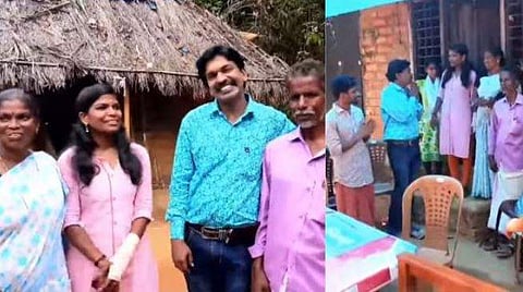 ശ്രീധന്യയുടെ കൂരയില്‍ കട്ടിലും കിടക്കയുമായി സന്തോഷ് പണ്ഡിറ്റ്; ഇന്നെങ്കിലും മകള്‍ നന്നായി ഉറങ്ങട്ടേയെന്ന് അച്ഛന്‍; വീഡിയോ