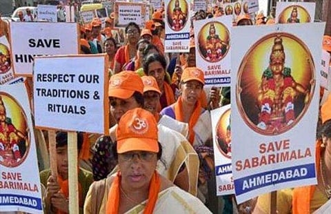 'മണ്ഡലം ഏതായാലും മണ്ഡലകാലം മറക്കരുത്'; ശബരിമല കർമ്മസമിതിയുടെ നാമജപ പ്രതിഷേധം ഇന്ന്  