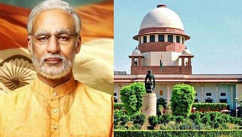 'പി എം മോദി' സിനിമ കാണൂ,  ഏഴ് ദിവസത്തിനുള്ളില്‍ റിപ്പോര്‍ട്ട് നല്‍കണം; തെരഞ്ഞെടുപ്പ് കമ്മീഷനോട് സുപ്രിം കോടതി