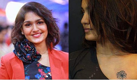 നെഞ്ചില്‍ റോസാപ്പൂ പതിപ്പിച്ച് സാനിയ; സൗന്ദര്യവും പ്രതീക്ഷയും ഒളിപ്പിച്ച പുത്തന്‍ ടാറ്റു 