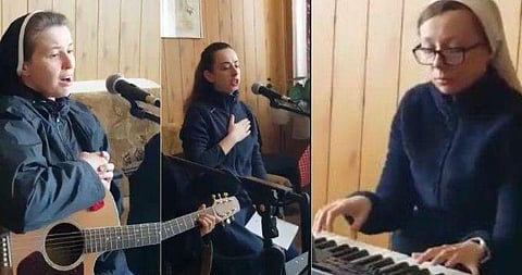 'നീയെന്റെ പ്രാര്‍ത്ഥന കേട്ടു'.... വൈറലായി വീണ്ടും ഉക്രൈനിലെ കന്യാസ്ത്രീകളുടെ മലയാളം പാട്ട്‌ (വിഡിയോ)