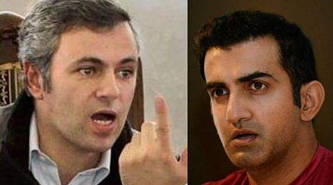 അറിയാവുന്ന ജോലി എടുക്കുന്നതല്ലേ നല്ലത് ? ഗംഭീറിനെ 'അതിര്‍ത്തി ' കടത്തി ഒമര്‍ അബ്ദുള്ളയുടെ ട്വീറ്റ്