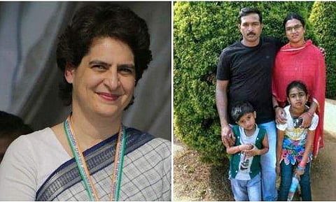 വീരമൃത്യു വരിച്ച സൈനികന്‍ വസന്തകുമാറിന്റെ കുടുംബത്തെ പ്രിയങ്ക ഗാന്ധി ഇന്ന് സന്ദര്‍ശിക്കും