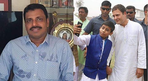 'ഇടതുപക്ഷത്തിന് കരുതലായി രാഹുല്‍ ജയിക്കണം'; കോണ്‍ഗ്രസ് അധ്യക്ഷനെ പുകഴ്ത്തി പന്ന്യന്‍ രവീന്ദ്രന്റെ മകന്‍