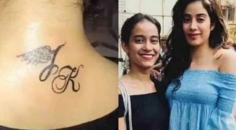  ജാന്‍വിയുടെ പേര് പച്ചകുത്തി ആരാധിക; അമ്പരന്ന് താരം, വൈറലായി വിഡിയോ 