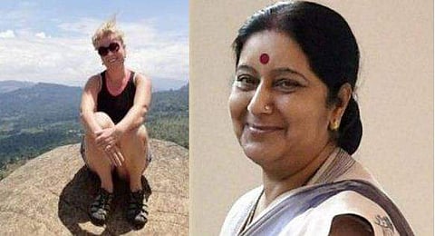 എന്റെ മകള്‍ ഗോവയില്‍ തനിച്ചാണ്,  അവളുടെ അടുത്തേക്ക് മടങ്ങിവരാന്‍ അനുവദിക്കാമോ? സുഷമാ സ്വരാജിന് ട്വീറ്റുമായി പോളിഷ് യുവതി