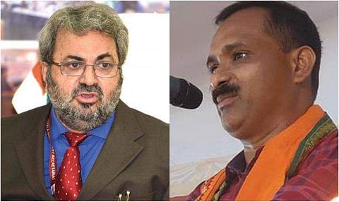  ടിക്കാറാം മീണ സംസാരിക്കുന്നത് എല്‍ഡിഎഫ് നേതാക്കളുടെ ഭാഷ; പക്ഷപാതപരമായ നിലപാടെന്ന് വി വി രാജേഷ് 