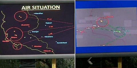 പാക് വിമാനം തകർത്തതിന് തെളിവുണ്ട്; തകർന്ന എഫ് 16 വിമാനത്തിന്റെ റ‍ഡാർ ചിത്രങ്ങളുമായി വ്യോമസേന