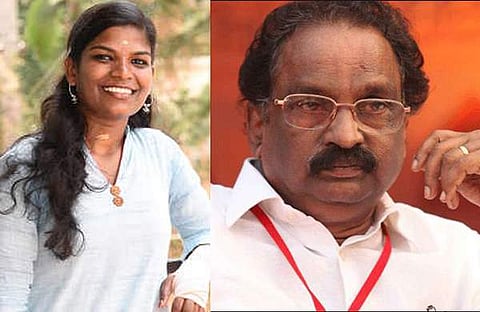 നിങ്ങള്‍ ക്യാബിനില്‍ നിന്നും പലതവണ ഇറക്കിവിട്ട ശ്രീധന്യയാണ് ഇപ്പോള്‍ ഐഎഎസ് നേടിയത്; മന്ത്രി ബാലന് വിമര്‍ശനം