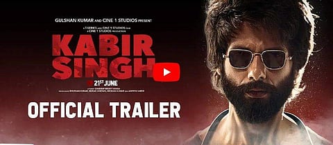 അര്‍ജുന്‍ റെഡ്ഡിയുടെ ഹിന്ദി പതിപ്പ്; കബീര്‍ സിങ്ങായി നിറഞ്ഞാടി ഷാഹിദ് കപൂര്‍, ട്രെയിലര്‍ കാണാം