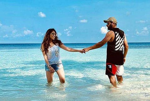 'പാര്‍ട്ട്ണര്‍ ഇന്‍ ക്രൈം' ; ലോകകപ്പ് തിരക്കിനിടെ ഉല്ലാസത്തില്‍ രോഹിതും കുടുംബവും, ചിത്രങ്ങള്‍