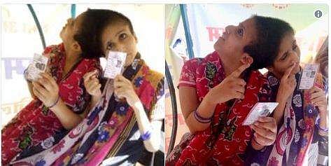 ഒട്ടിച്ചേര്‍ന്ന തലയുമായി അവരെത്തി; പ്രത്യേകം പ്രത്യേകം വോട്ട് ചെയ്യാന്‍ 