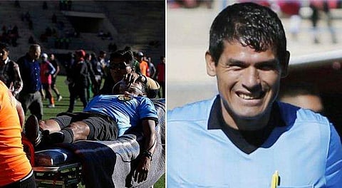 ഫുട്ബോൾ മത്സരം നിയന്ത്രിക്കുന്നതിനിടെ കുഴഞ്ഞുവീണു; റഫറിക്ക് ദാരുണാന്ത്യം (വീഡിയോ)