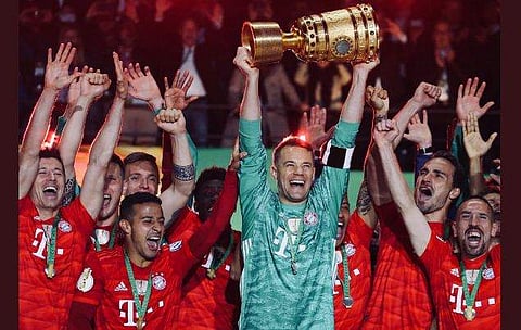 ബുണ്ടസ് ലീ​ഗയ്ക്ക് പിന്നാലെ ജർമ്മൻ കപ്പും; 12ാം തവണയും ഇരട്ടക്കിരീട നേട്ടവുമായി ബയേൺ മ്യൂണിക്ക്