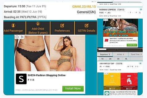 അടിവസ്ത്രത്തിന്റെ പരസ്യം കൊടുത്തതിന് റെയിൽവേയെ ട്രോളി; മറുപടിയിൽ അടപടലം പകച്ച് യുവാവ്