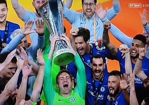 യൂറോപ്പ ലീഗ് കിരീടത്തില്‍ മുത്തമിട്ട് ചെല്‍സി ; ഇരട്ട ഗോളുമായി ഈഡന്‍ ഹസാഡ്, ആഴ്‌സണലിനെ തകര്‍ത്തത് നാല് ഗോളുകള്‍ക്ക്