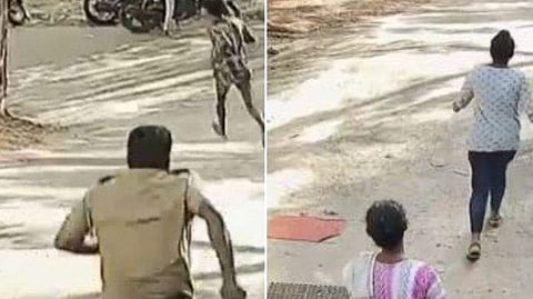 മുണ്ടില്ലാതെ ഓടുന്ന പ്രതി, പിന്നാലെ പൊലീസ്; റോഡില്‍ ക്രൂരമര്‍ദനത്തിന് ഇരയായ പ്രതിയുടെ ദൃശ്യങ്ങള്‍ പുറത്ത്